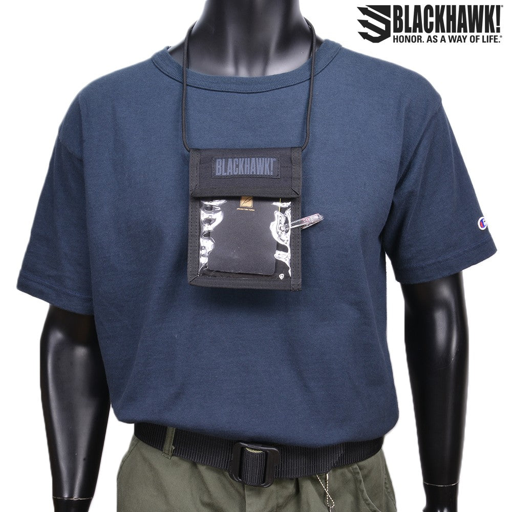BLACKHAWK! Neck ID Badge and Pen Holder 90ID01BK