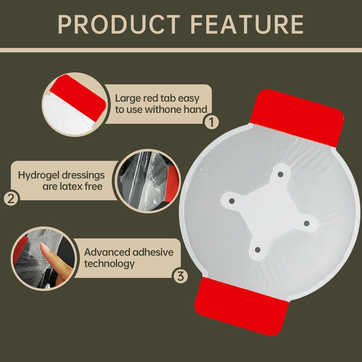 4-CHANNEL DESIGN CHEST SEAL VENTED - FairD Canada