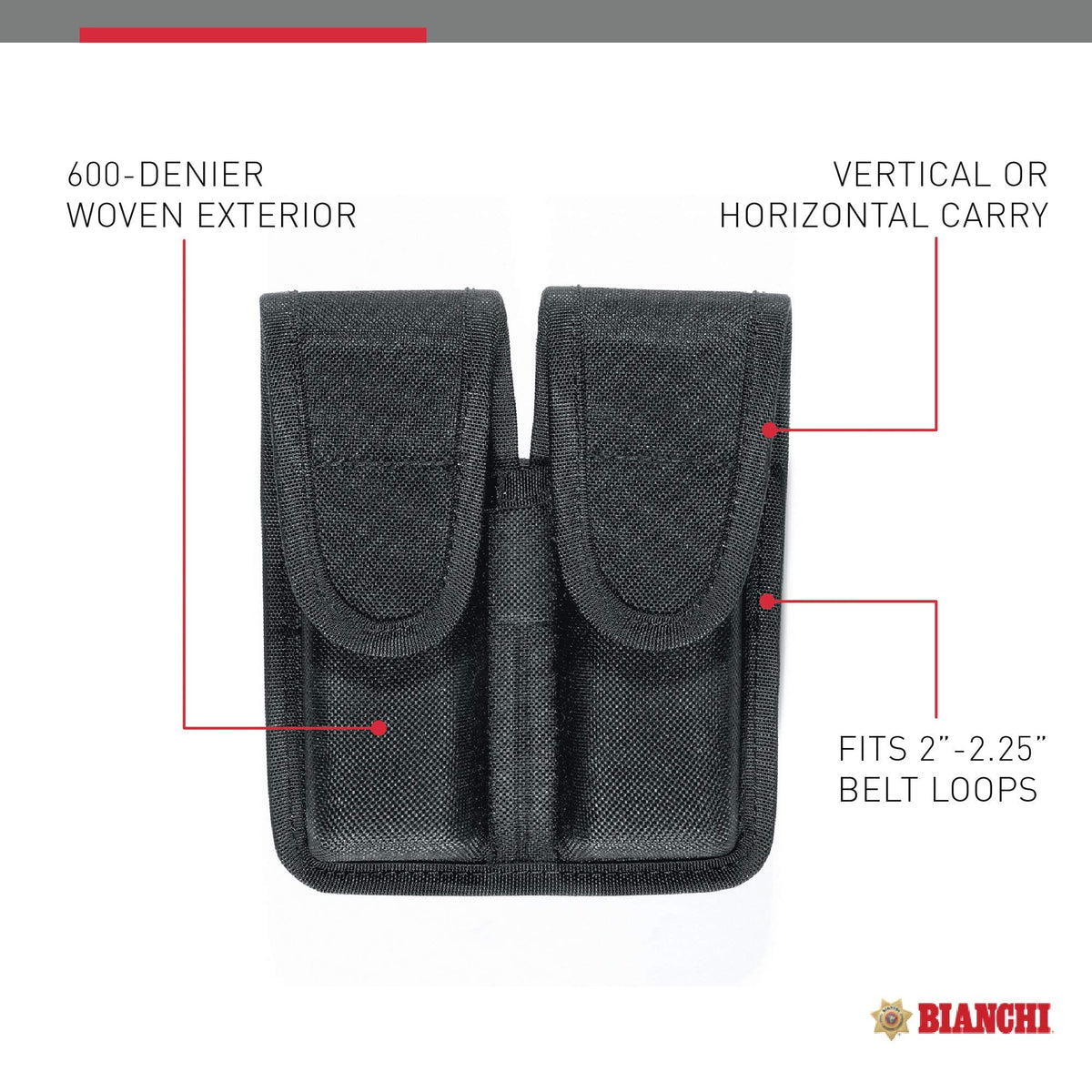 Bianchi Safariland 8002 double magazine pouch SAFA-31510