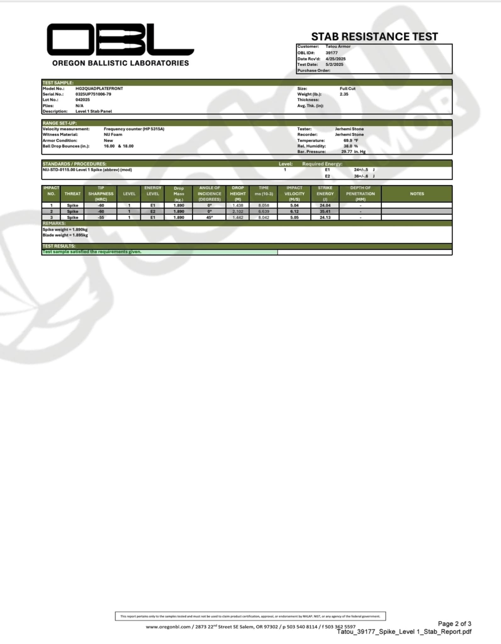 Patrol vest - FairD Canada