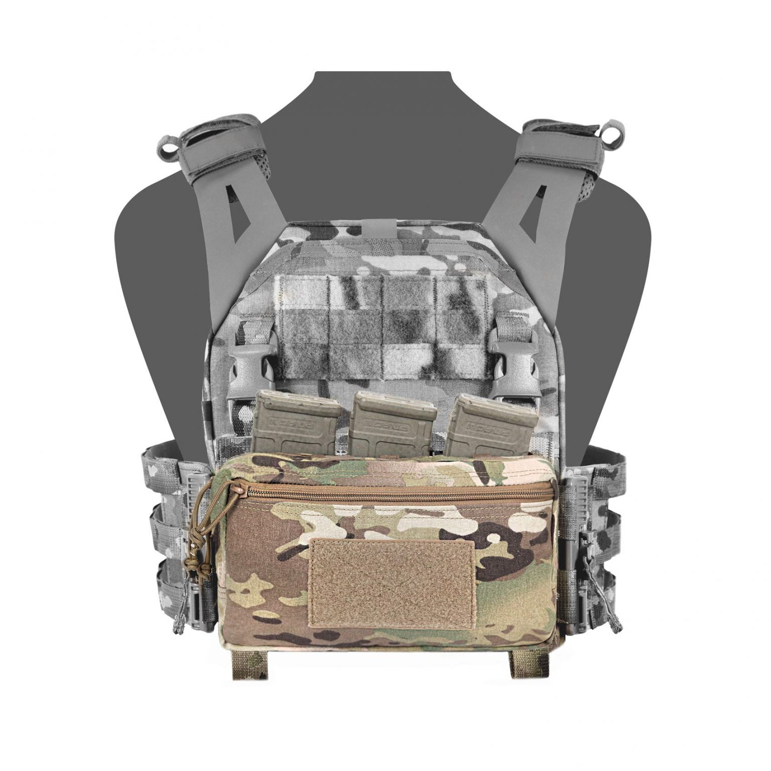 Triple snap mag with utility pouch - FairD Canada