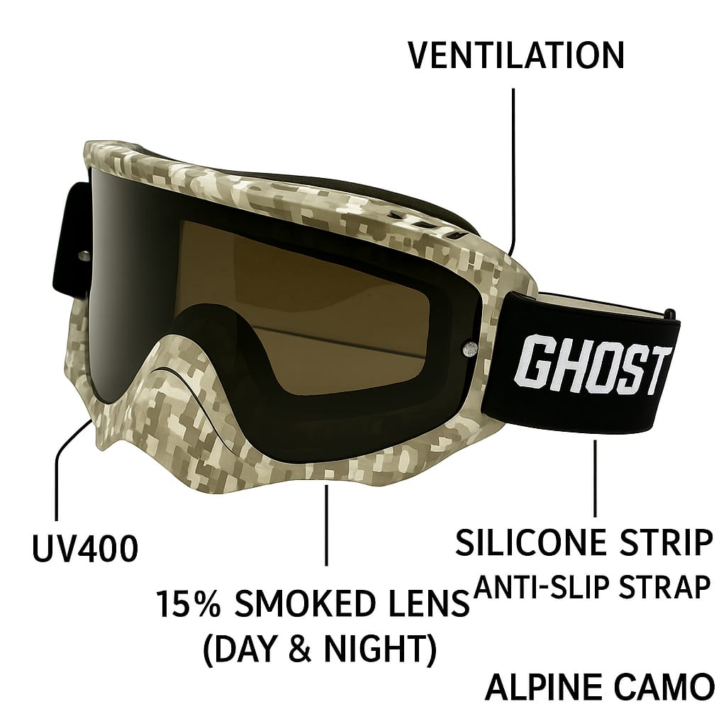 GHOST Arctic Tactical Snow Goggle GHOST