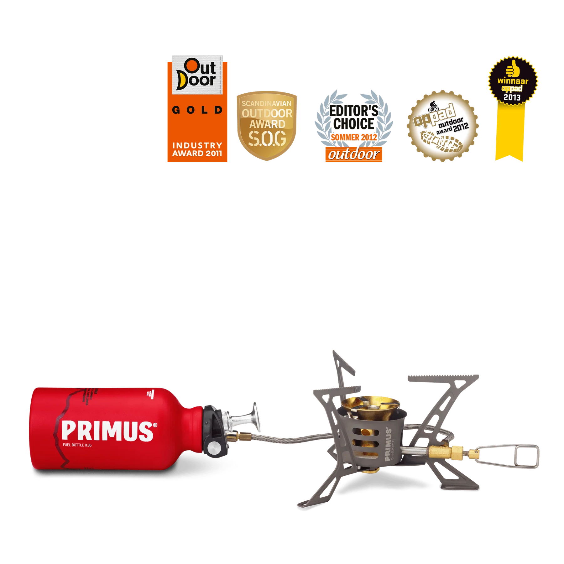 OmniLite Ti Multi-Fuel Stove w/ Fuel Bottle & Pouch primus
