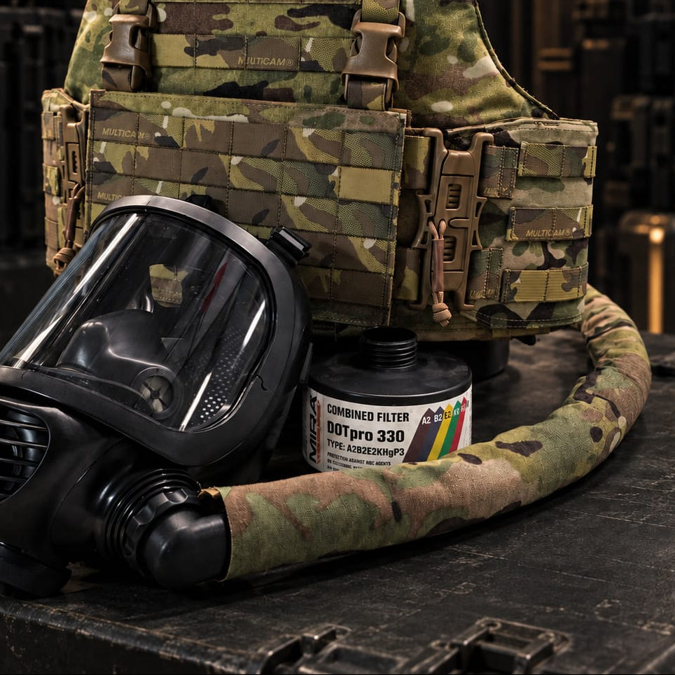 PAPR / CBRN Protective Breathing Hose Sleeve – 500D Cordura | Made in Canada Tatou Armor