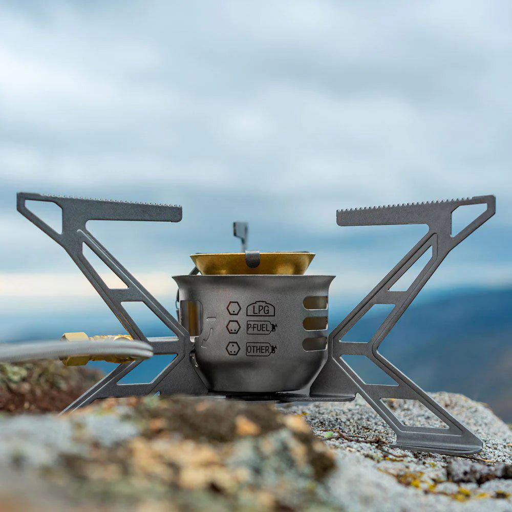 OmniLite Ti Multi-Fuel Stove w/ Fuel Bottle & Pouch primus