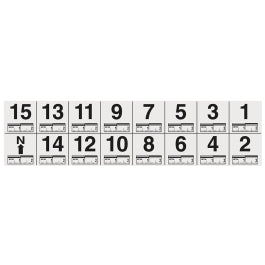 Photo Measure and Identifier Numbers with 0-2cm scale
