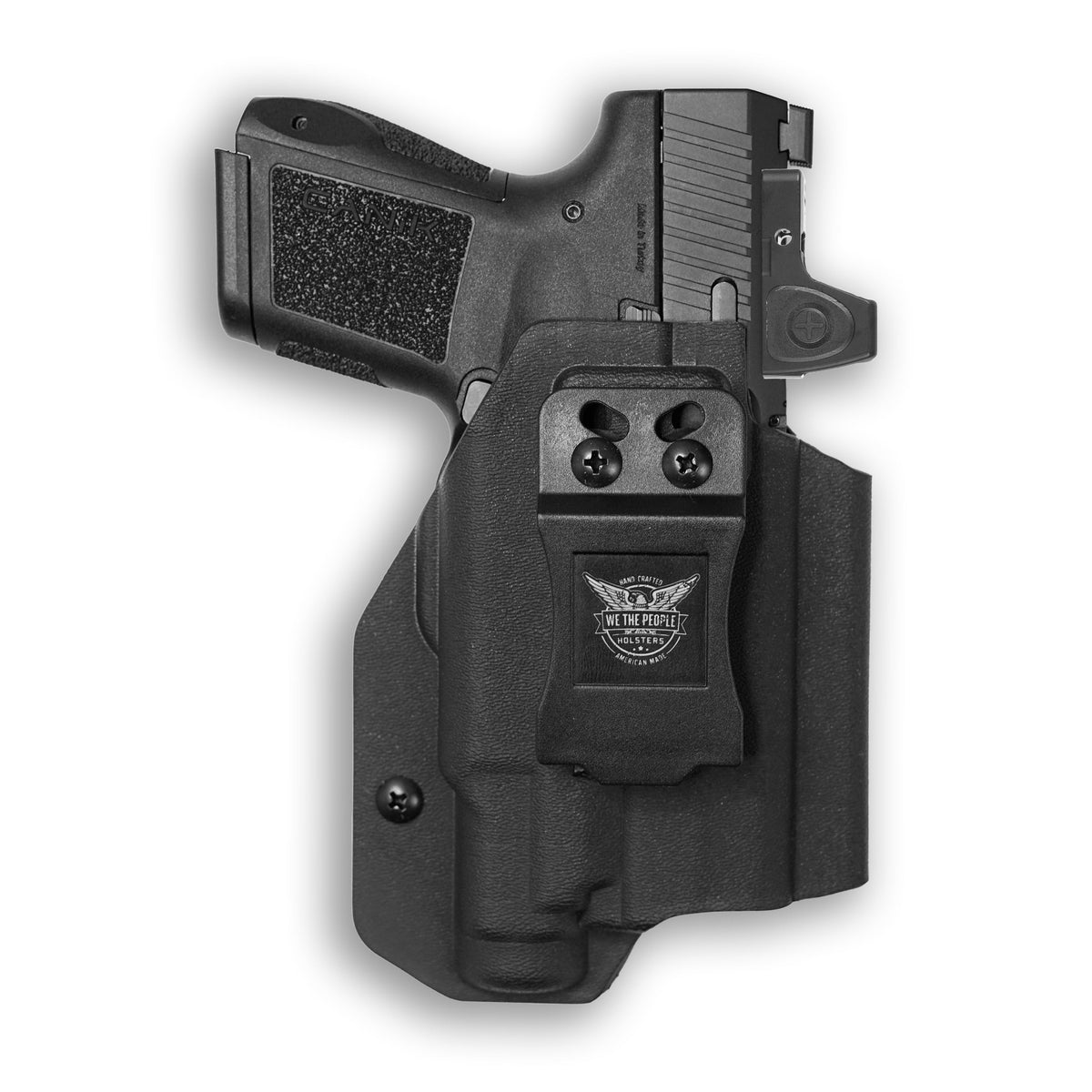 Canik METE MC9 with Streamlight TLR-7 Sub Light Red Dot Optic Cut IWB Holster – Black / Right