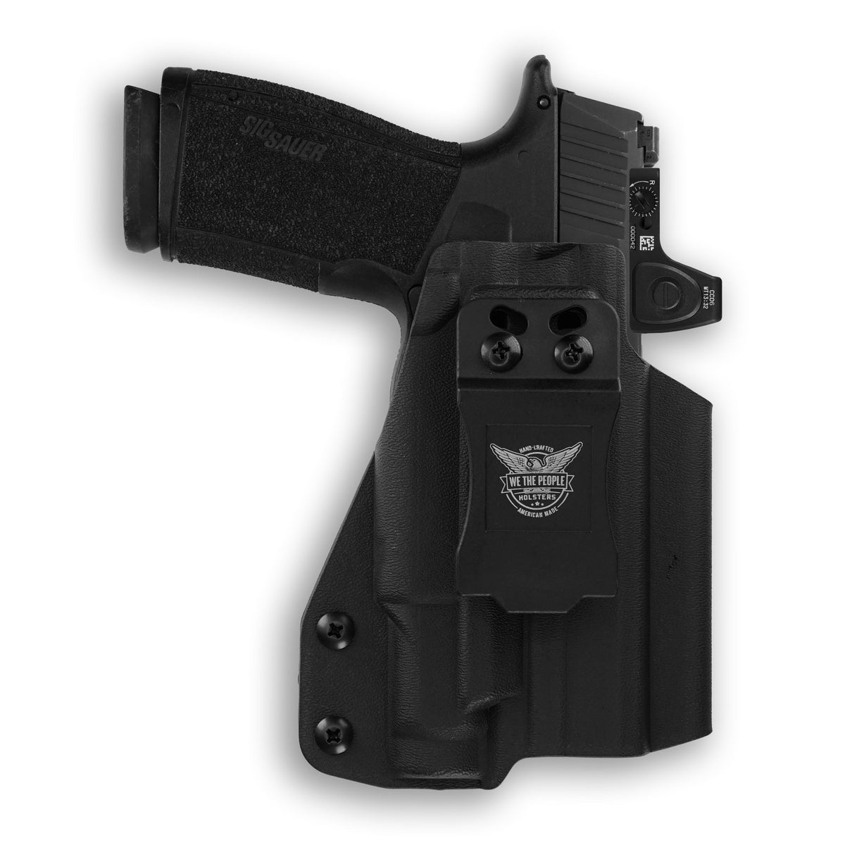 Sig Sauer P365-XMacro Tacops with Streamlight TLR-7 Sub Light Red Dot Optic Cut IWB Holster – Black / Right