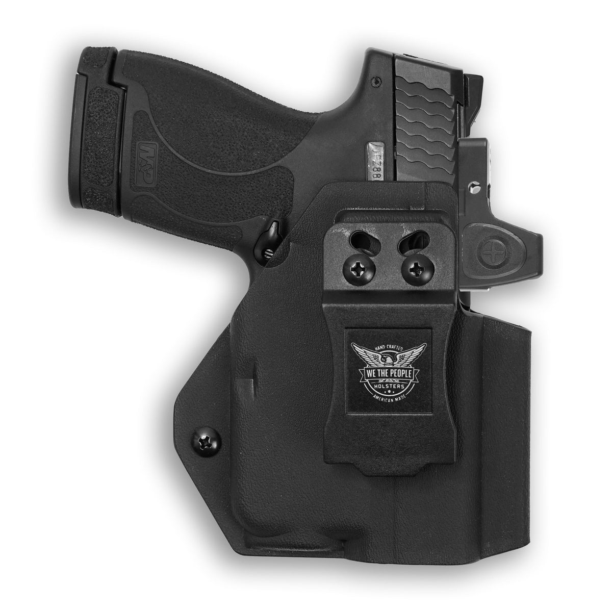 Smith & Wesson M&P Shield Plus with Streamlight TLR-6 Light/Laser Red Dot Optic Cut IWB Holster – Black / Right