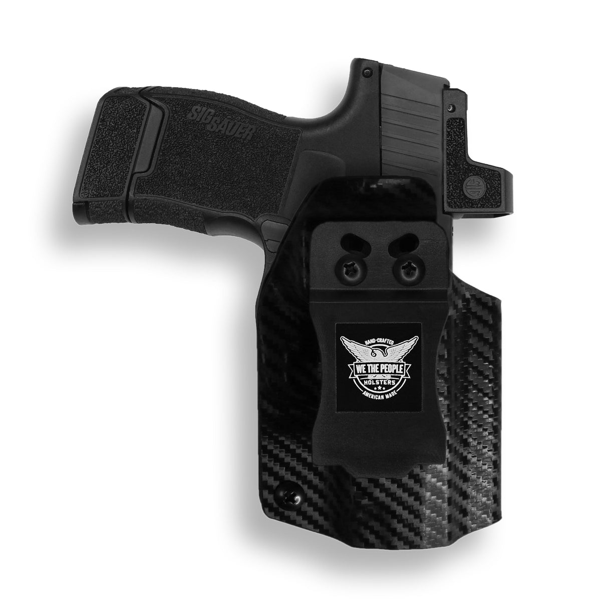 Sig Sauer P365 Red Dot Optic Cut IWB Holster – Carbon Fiber / Right