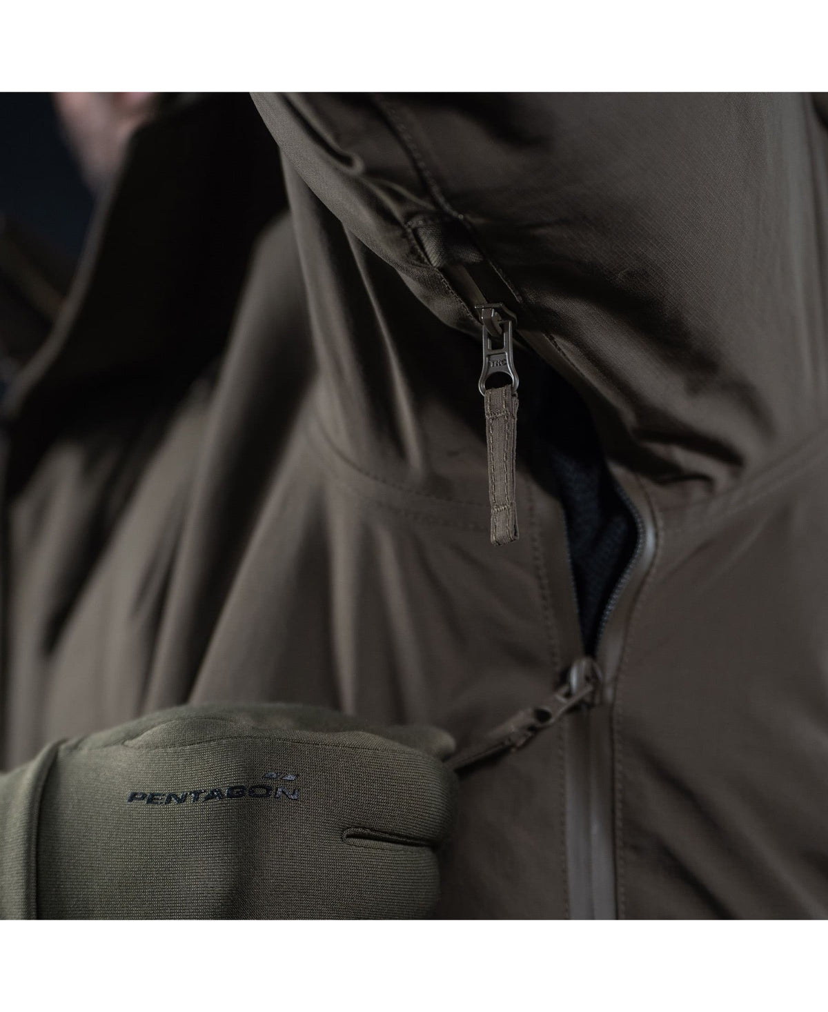 Pentagon HCP V2.0 parka underarm zipper detail