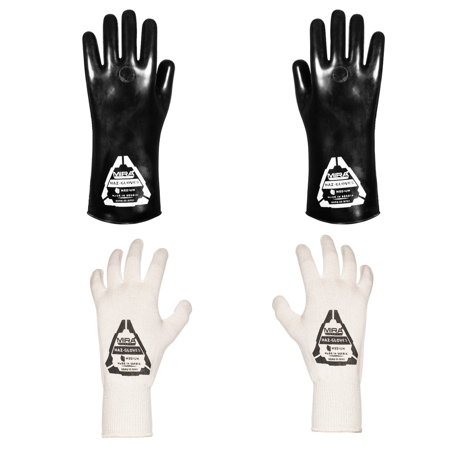 MIRA Safety HAZ-GLOVES® - Butyl Gloves for CBRN Protection FairD Canada