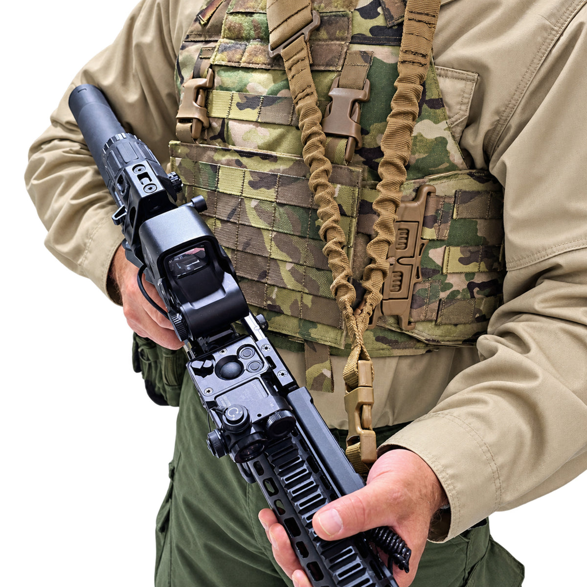 Tatou Armor Single point Adjustable Bungee Sling HK-Style Hook Tatou Armor