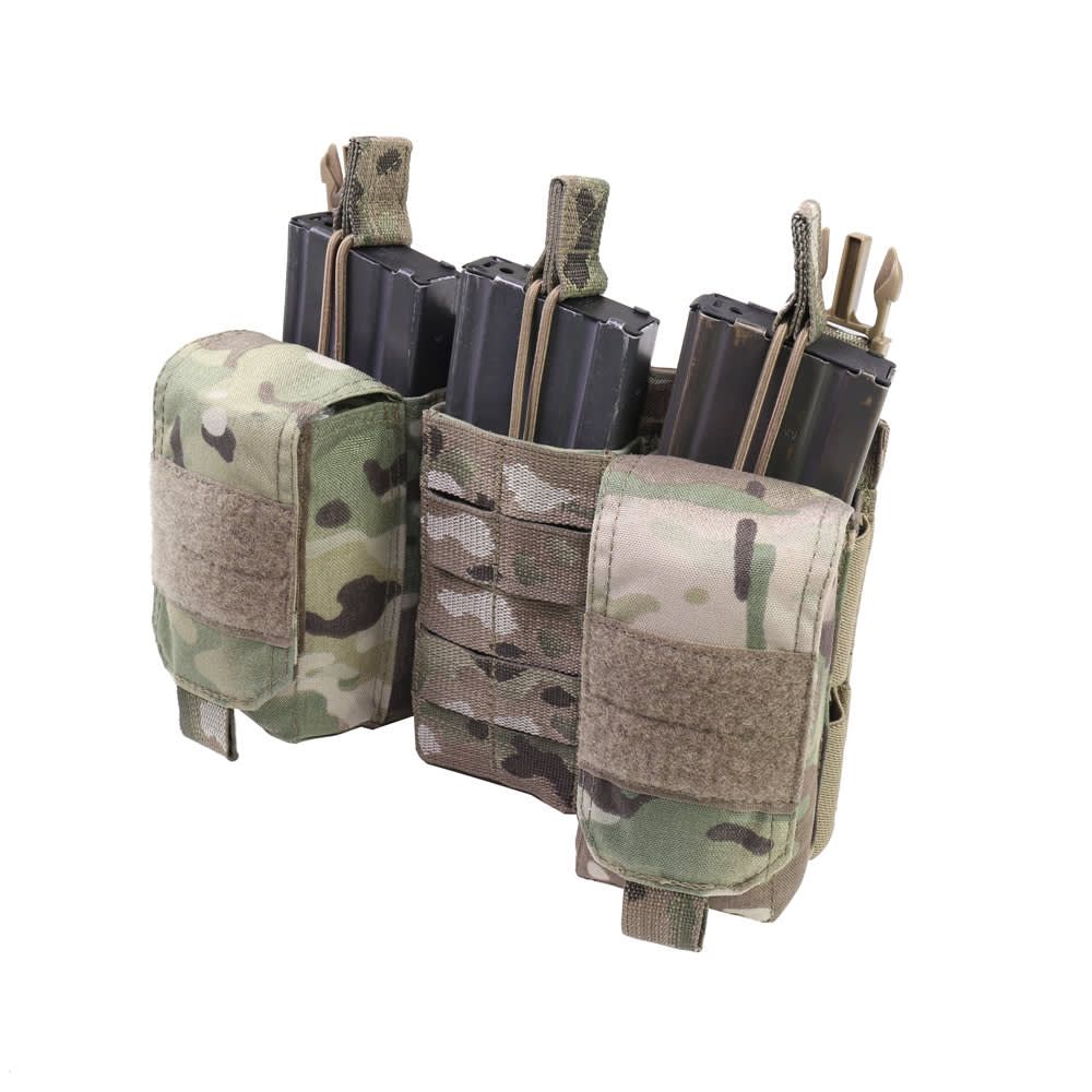 Warrior Detachable Front Panel MK1 (3x 5.56 Mag Pouches and 2 Utility Pouches) Multicam WARRIOR ASSAULT SYSTEMS