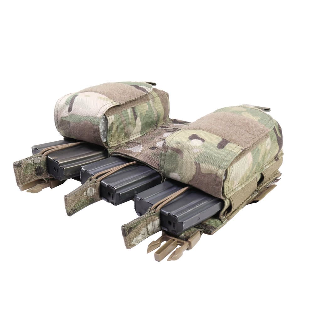 Warrior Detachable Front Panel MK1 (3x 5.56 Mag Pouches and 2 Utility Pouches) Multicam WARRIOR ASSAULT SYSTEMS