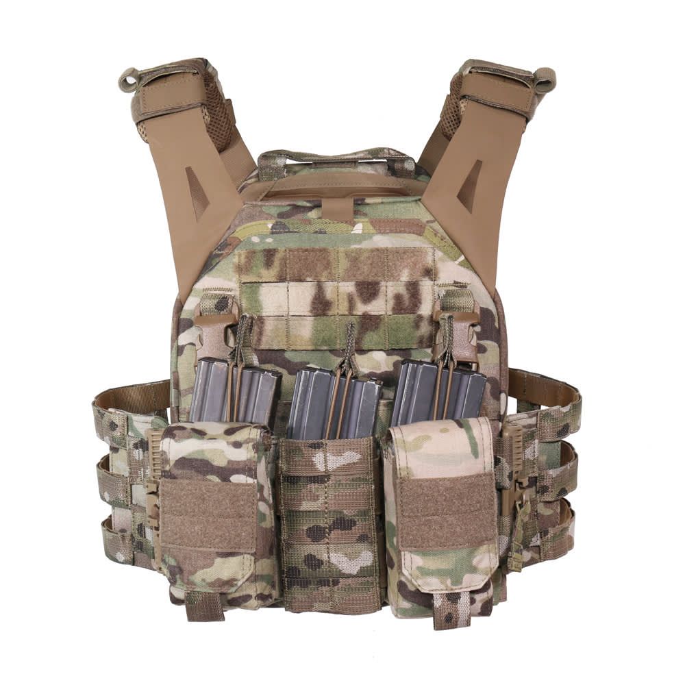 Warrior Detachable Front Panel MK1 (3x 5.56 Mag Pouches and 2 Utility Pouches) Multicam WARRIOR ASSAULT SYSTEMS