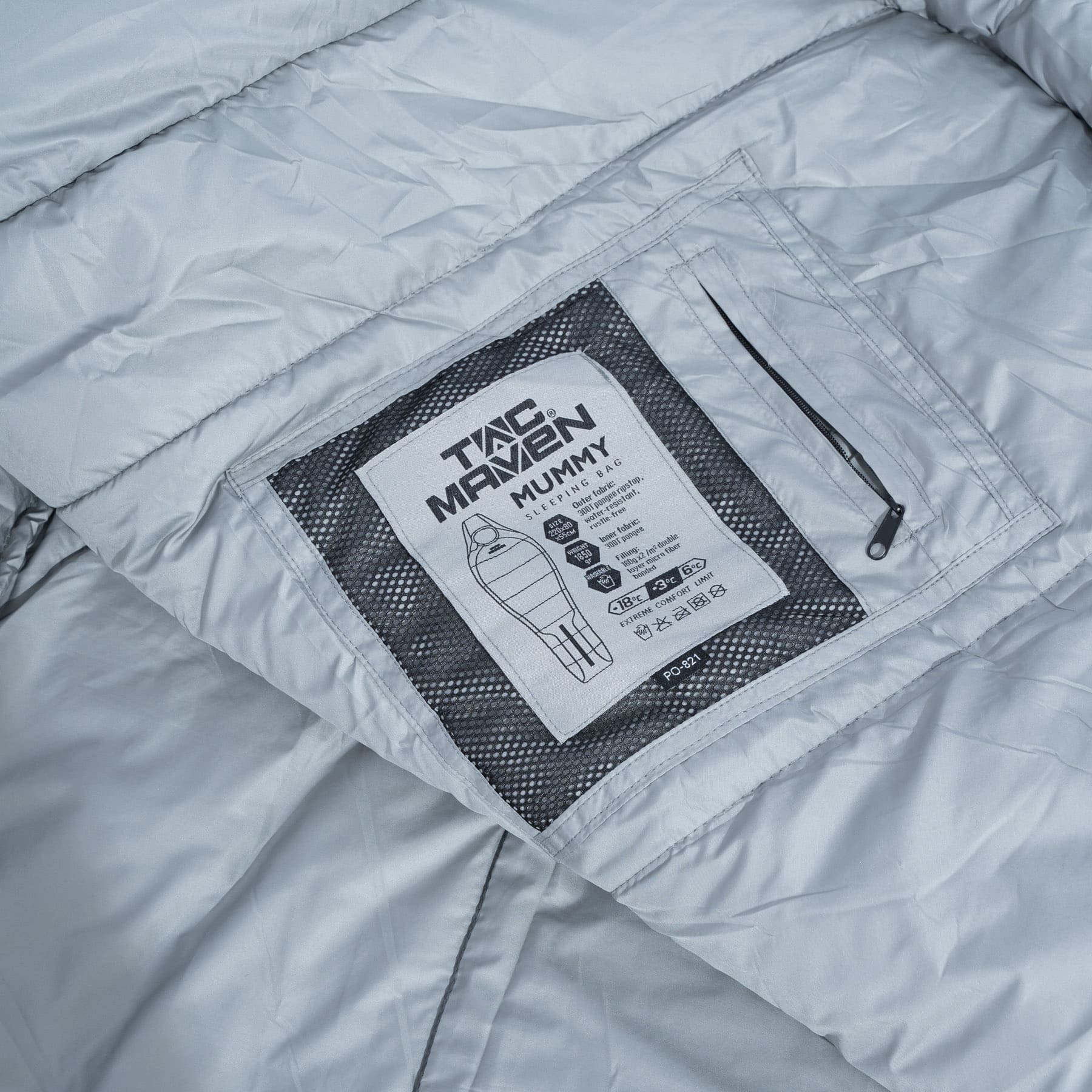 MUMMY SLEEPING BAG 360GR/M² D19003 - FairD Canada