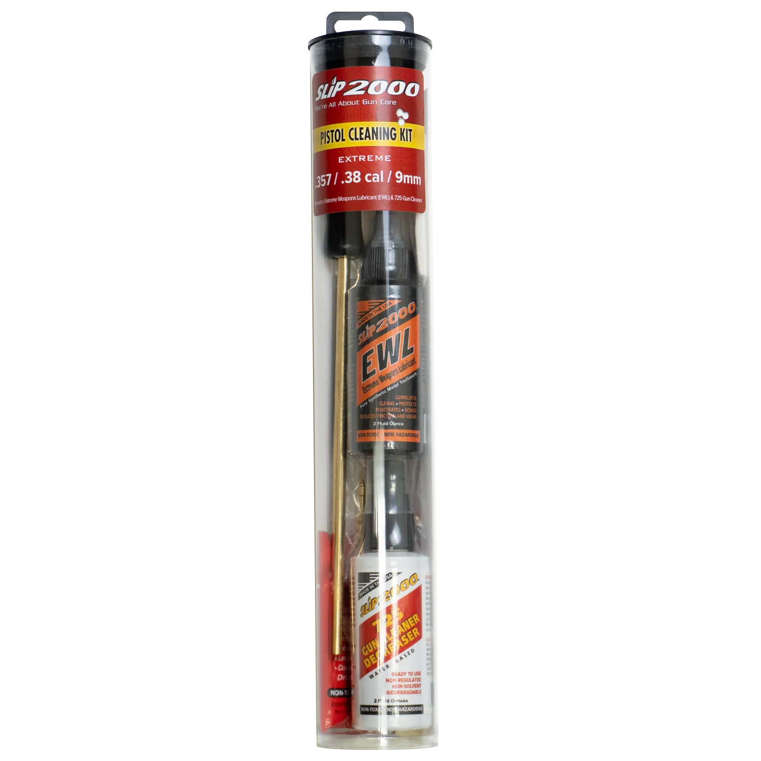 Extreme Pistol Cleaning Tube - .357 / .38 Cal / 9mm slip2000