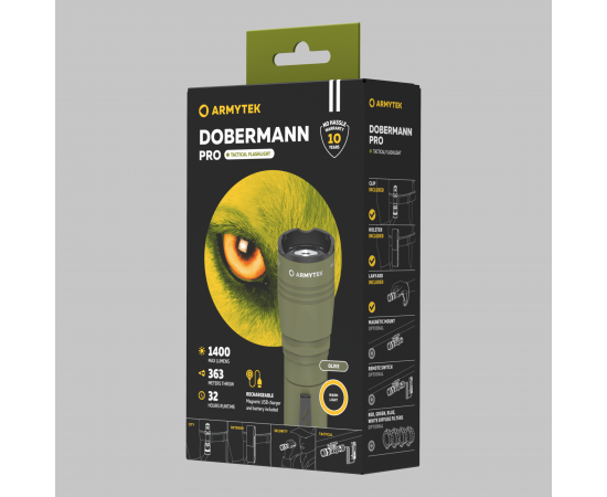 Imán Doberman Pro USB para calentar - Armytek