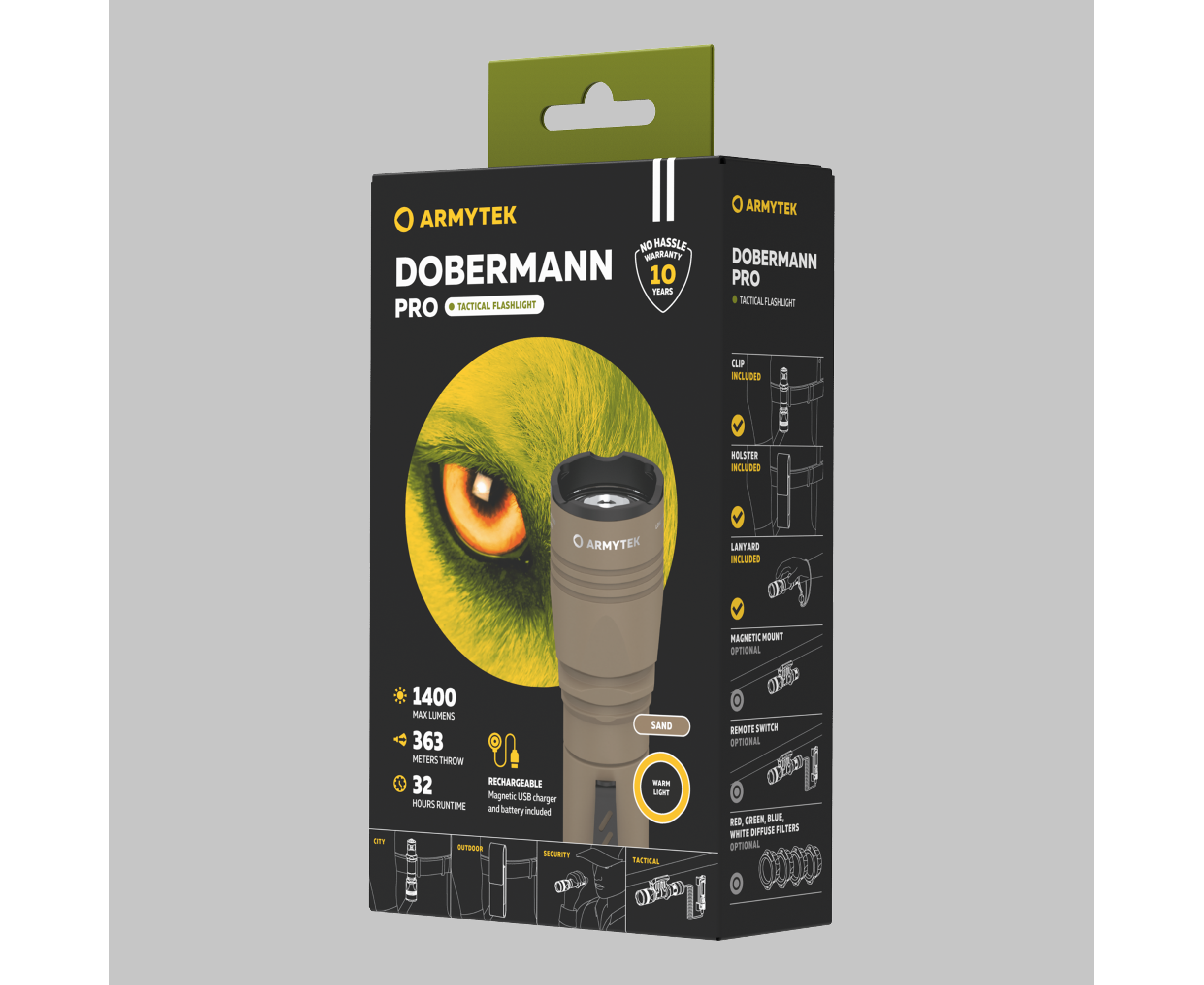 Doberman pro magnet usb warm - Armytek