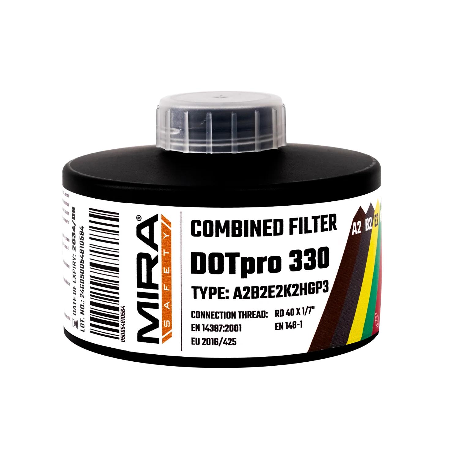 MIRA Safety DotPro 330 CBRN and Industrial Gas Mask Filter