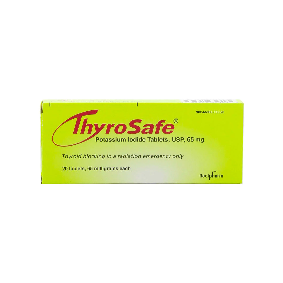 FDA APPROVED THYROSAFE POTASSIUM IODIDE (KI) TABLETS – PROTECTS AGAINST RADIOACTIVE IODINE