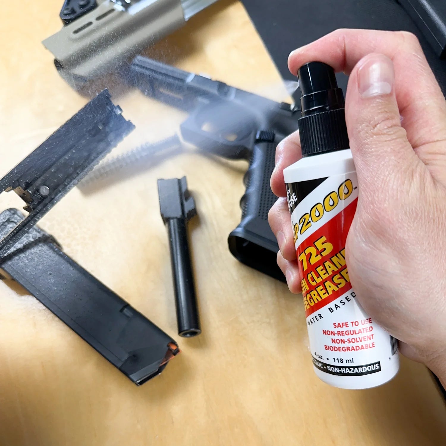 725 Gun Cleaner: Breaks Down Carbon, Grease, and Grime slip2000