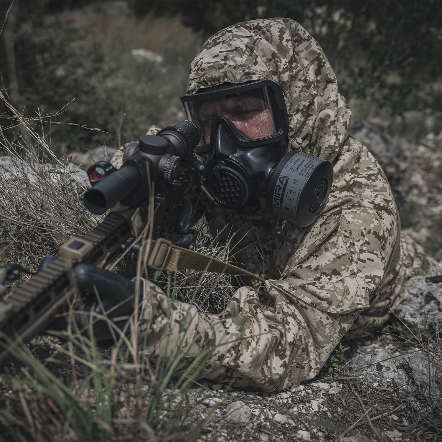 MIRA Safety MOPP-1 CBRN Protective Suit: Military-Standard Semi-Permeable Protection MIRA