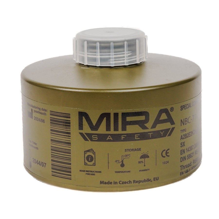 CBRN GAS MASK FILTER NBC-77 SOF 40MM THREAD – 20 YEAR SHELF LIFE - MIRA FairD Canada