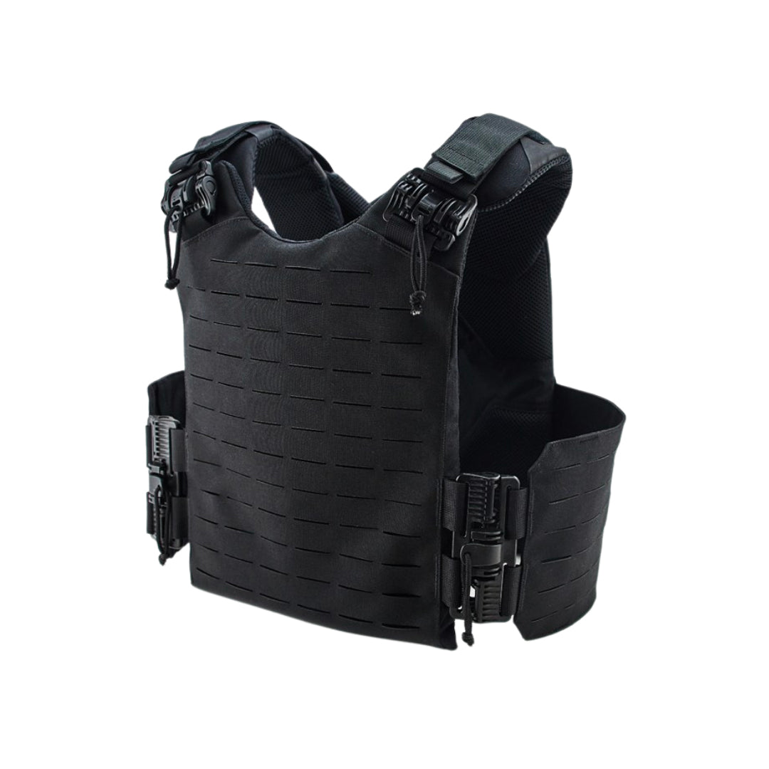 QUADRELEASE PLATE CARRIER LASER CUT