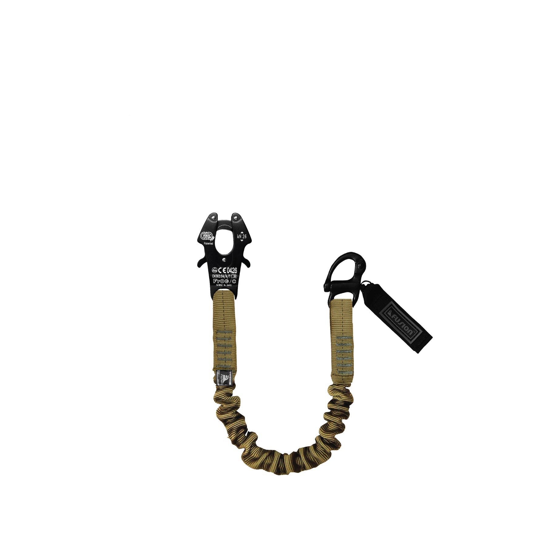 Helo Retention Lanyard CYB Kong Frog Cable and Plunger Pin Shackle FUSION CLIMBING