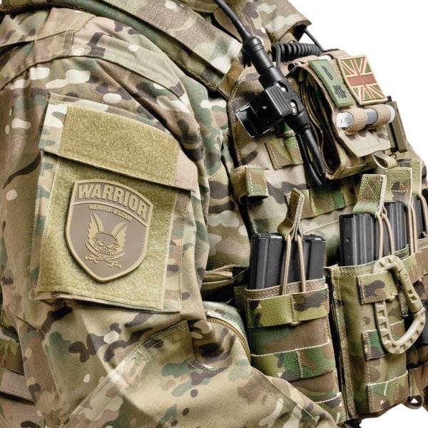 Logo shield warrior assault systems