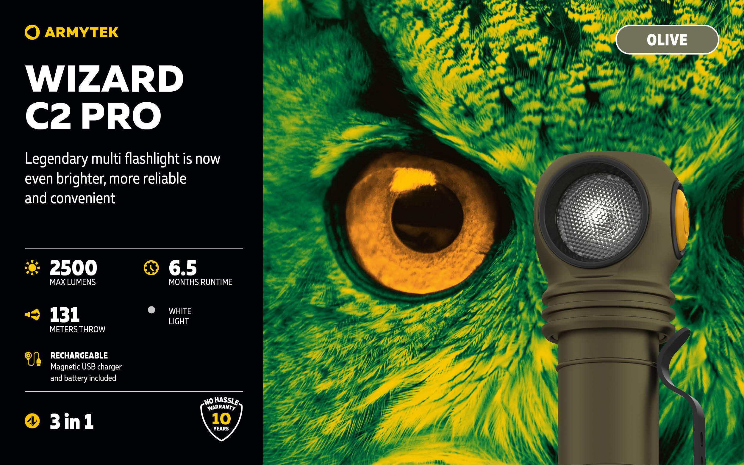 Armytek Wizard C2 PRO Multi Flashlight