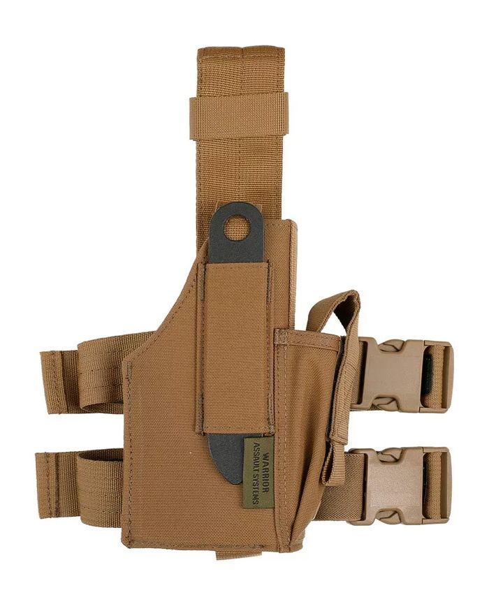 Warrior Drop Leg Holster Coyote Tan WARRIOR ASSAULT SYSTEMS