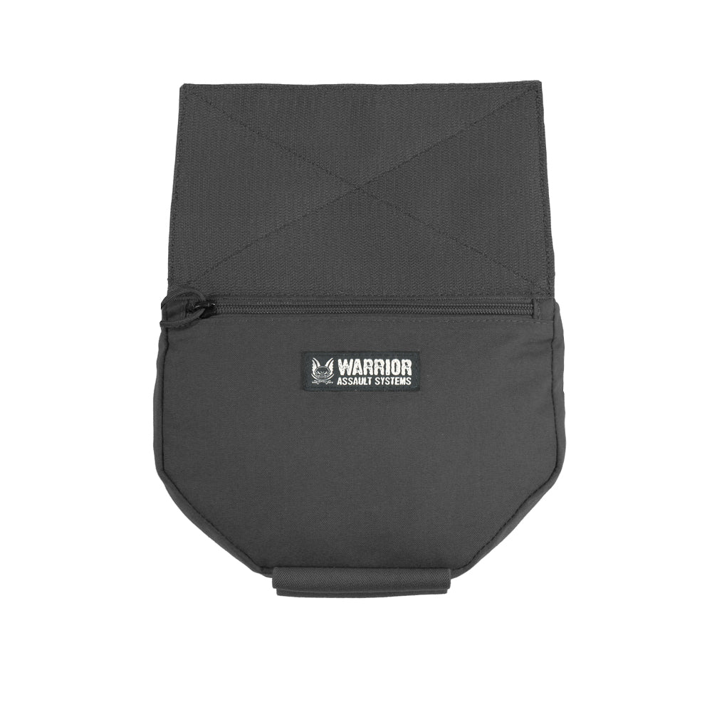 Drop down velcro utility pouch