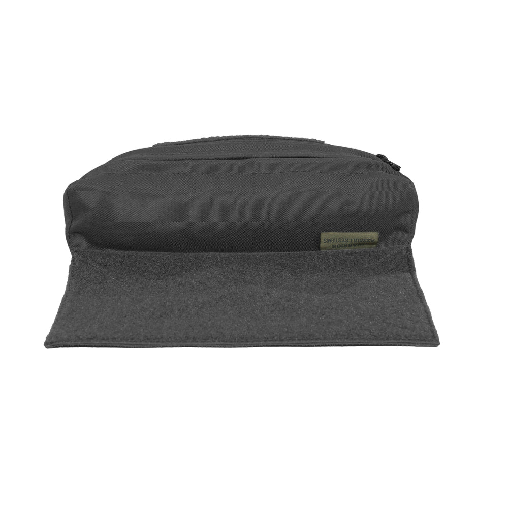 Drop down velcro utility pouch