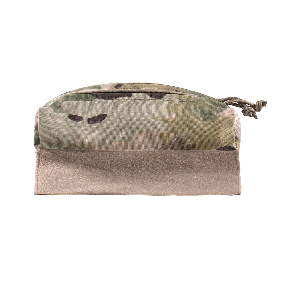 Drop down velcro utility pouch