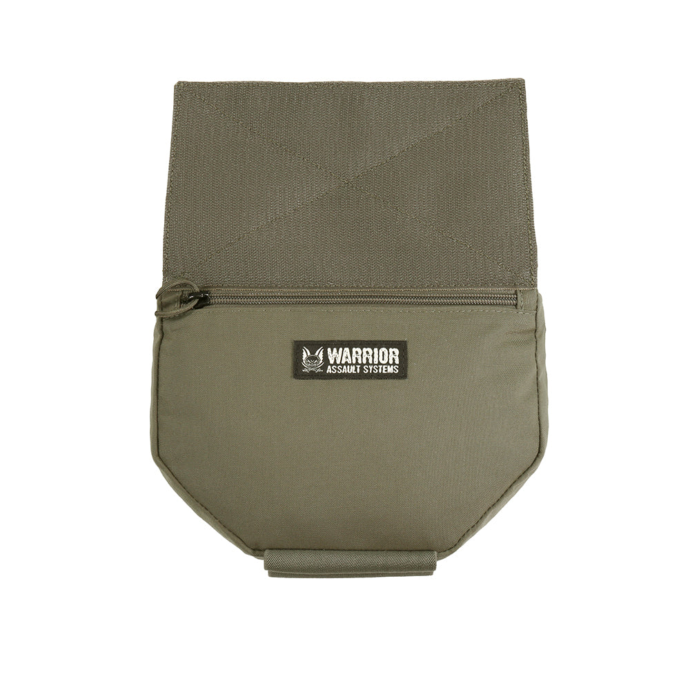 Drop down velcro utility pouch