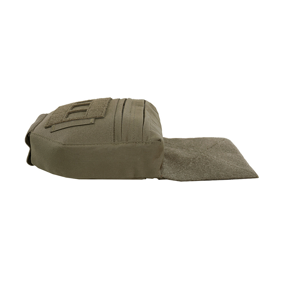 Drop down velcro utility pouch