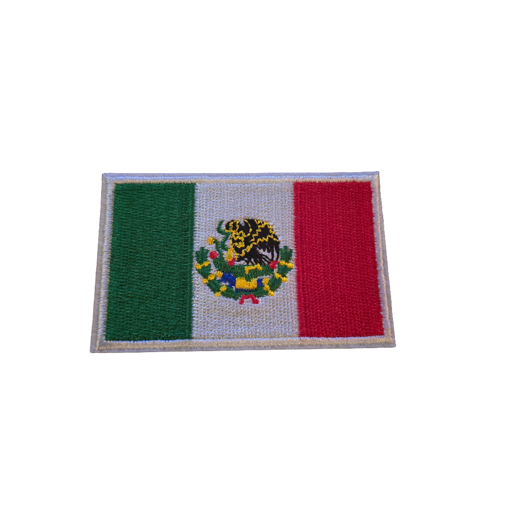 Embroidered Patch Mexican flag