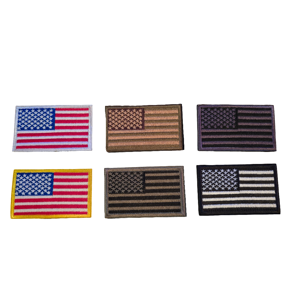 Patch usa flag embroider