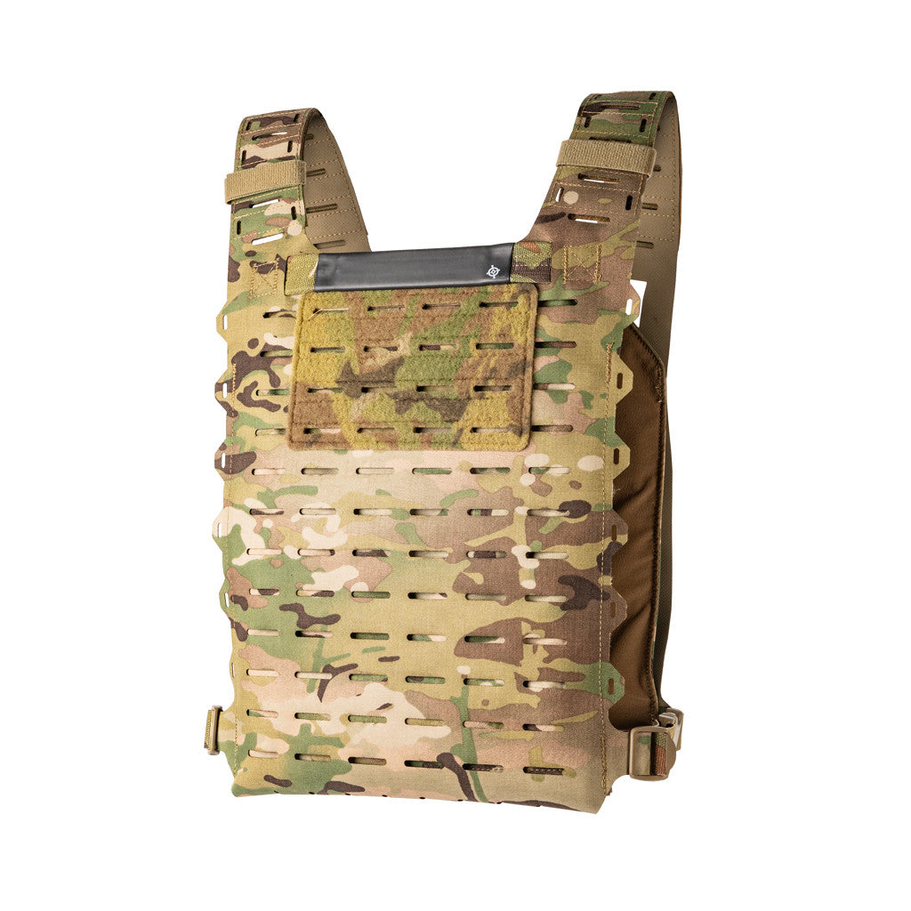 Blue Force Gear PLATEminus V5 Multicam plate carrier, rear view
