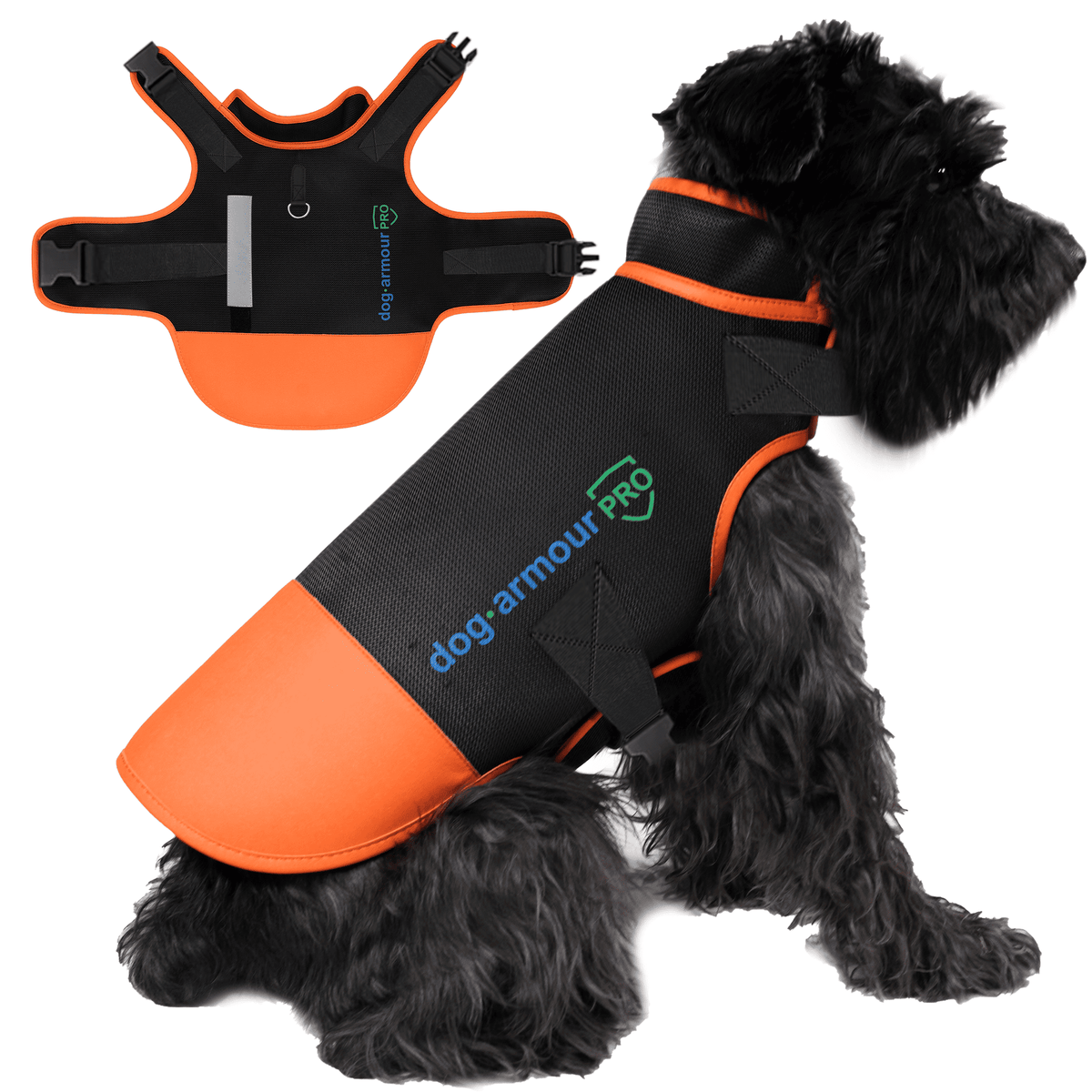 Dog Armour PRO Anti-Bite Dog Vest – Orange