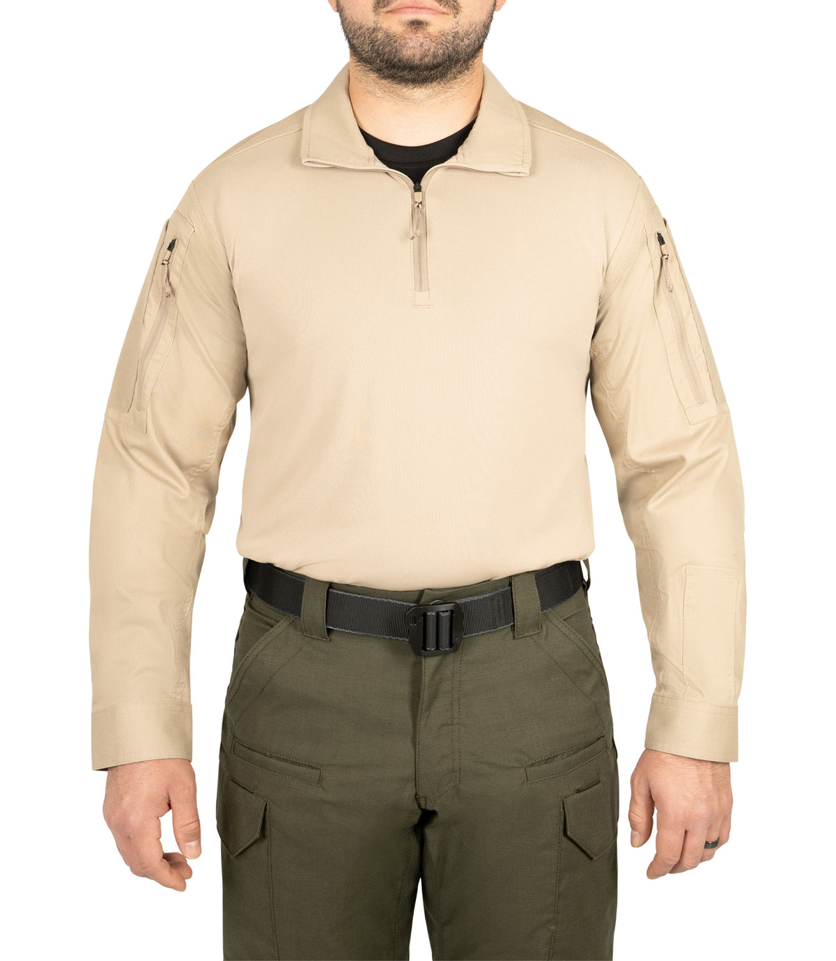 First Tactical Men's V2 Responder Shirt in Silver Tan