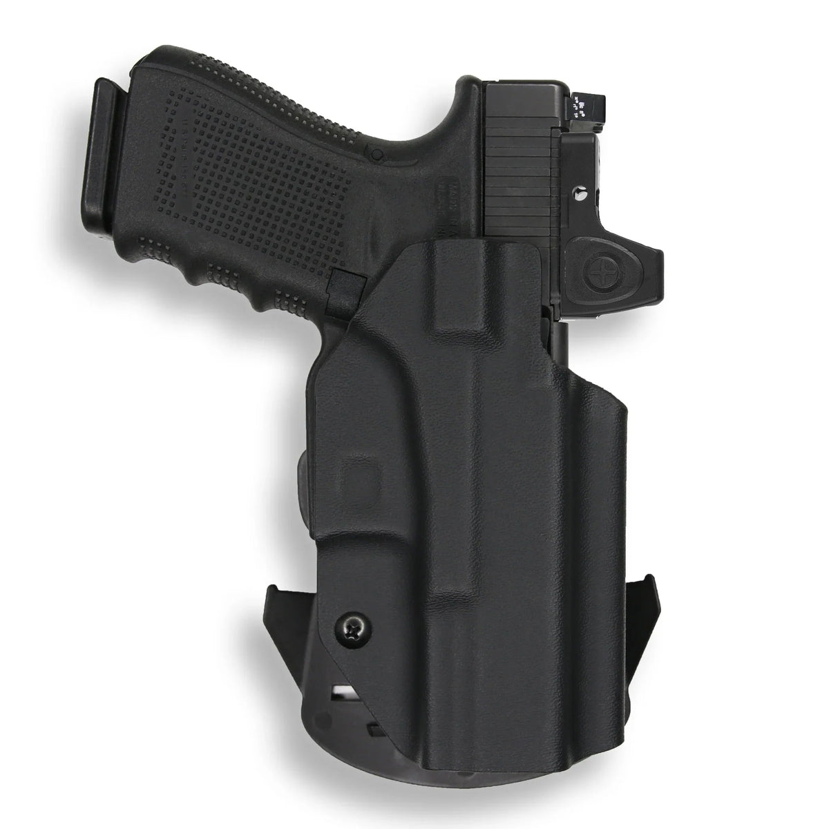 Glock 19X MOS Red Dot Optic Cut OWB Holster – Black / Right