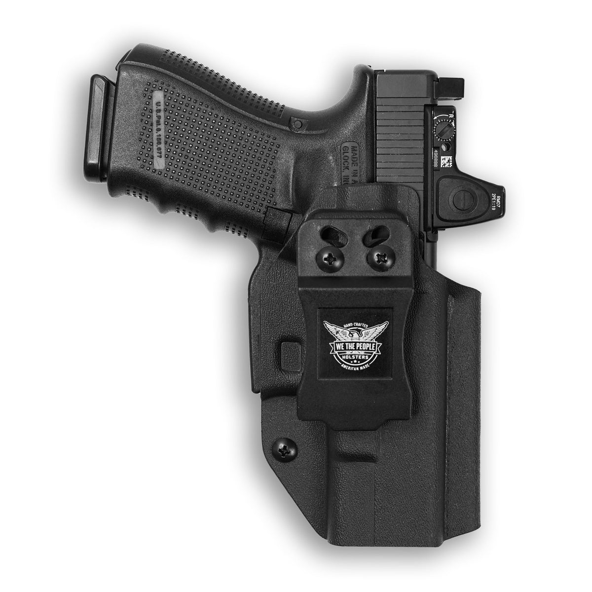 Glock 19X MOS Red Dot Optic Cut IWB Holster – Black / Right