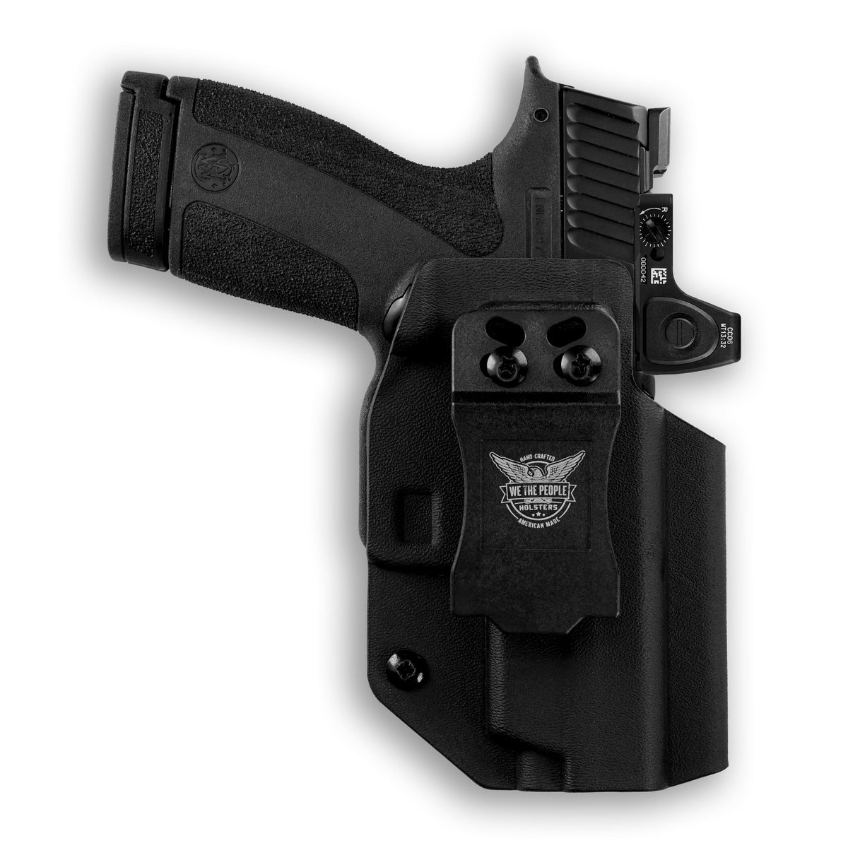 Smith & Wesson M&P Shield X Thumb Safety Red Dot Optic Cut IWB Holster – Black / Right