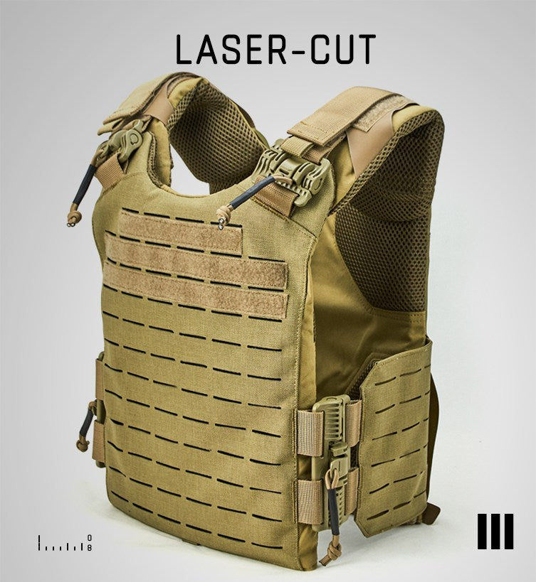 QUADRELEASE PLATE CARRIER LASER CUT