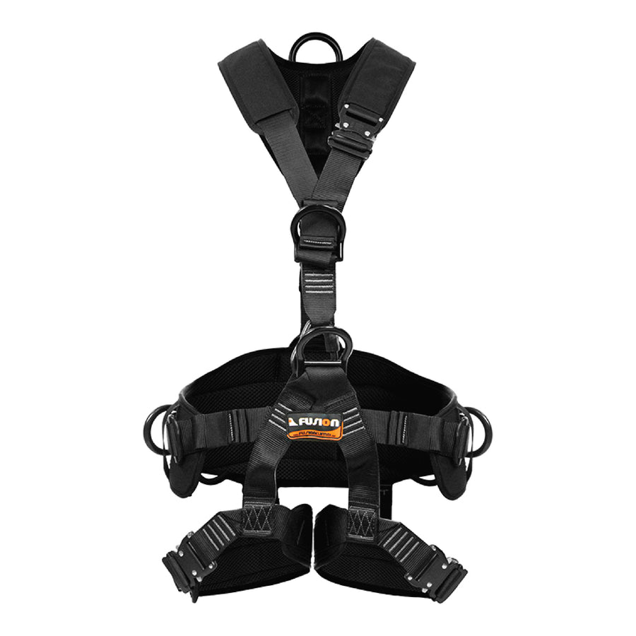 603 Fusion Tactical Multi-Mission Rescue & Tower Harness  Flat-Foam, Black, Detachable FairD Canada