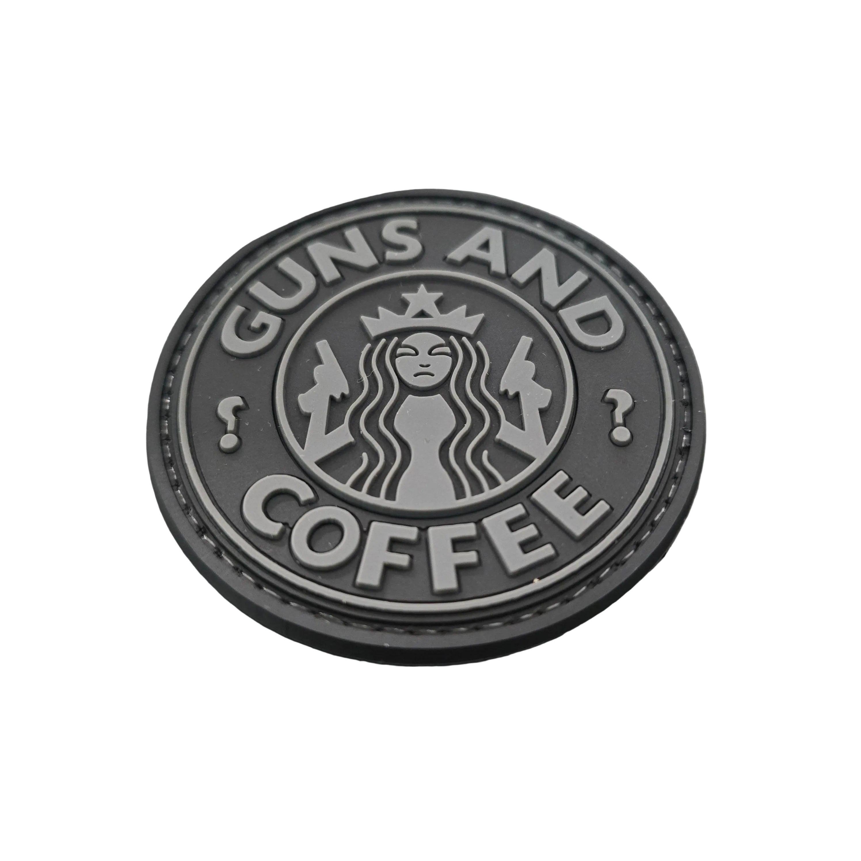 Guns &amp; Coffee PVC Patch – 2” Round FairD Canada